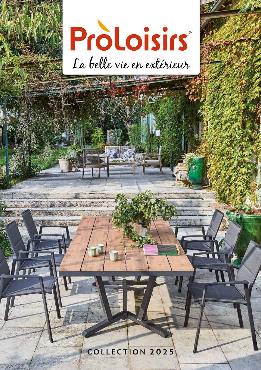 Couverture du catalogue Proloisirs, collection 2025